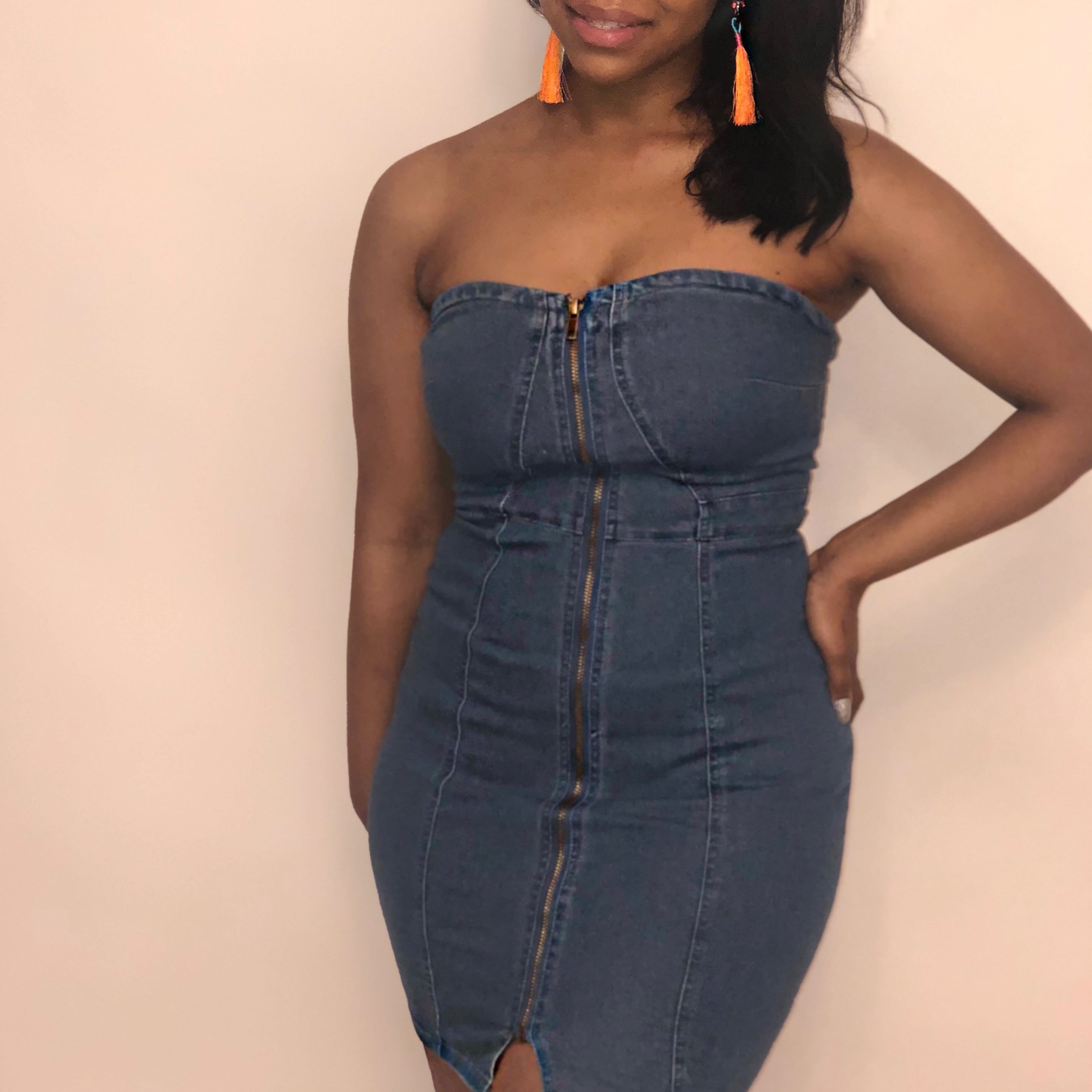 Giselle Denim Dress – Helen Helene Giselle Denim Dress – Helen Helene