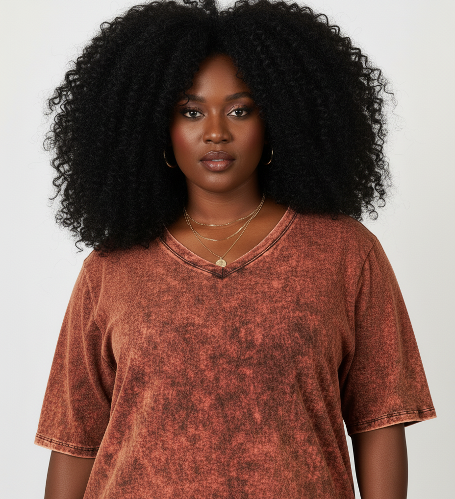 Lina Acid Wash Shirt