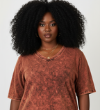 Lina Acid Wash Shirt