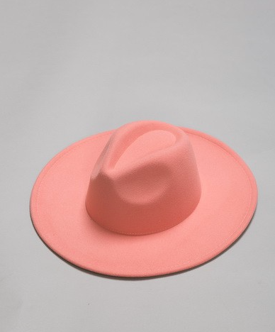 Daphne Fedora Hat (Coral)