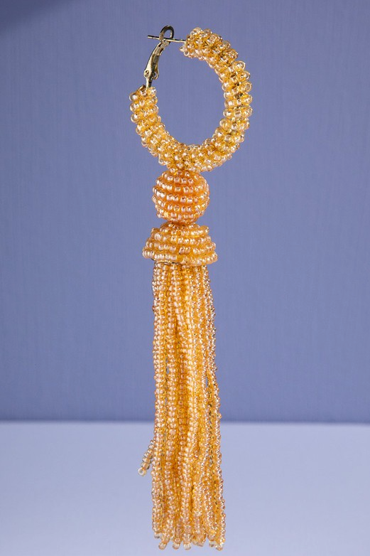 Alice Beaded Earrings - Gold