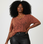 Lina Acid Wash Shirt