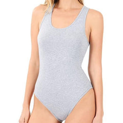 Basic Bodysuit (Heather Grey)