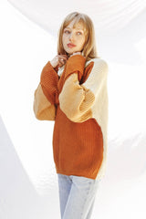Sweater colorblock