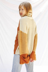 Sweater colorblock