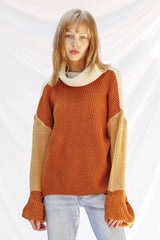 Sweater colorblock