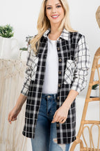 Black Plaid Shirt