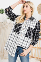 Black Plaid Shirt