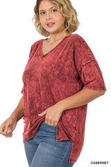 Plus V-Neck Acid Top