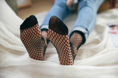 Nicole Fishnet Socks