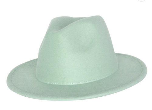 Daphne Fedora Hat (Sea Breeze Green)