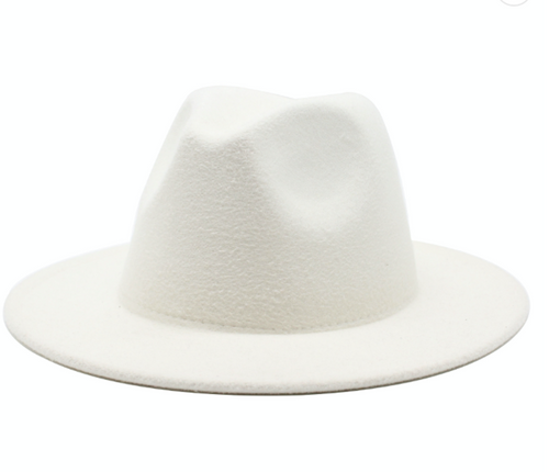 Daphne Fedora Hat (White)