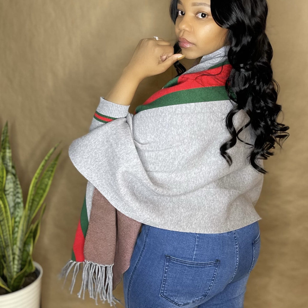 Tina Poncho (Grey)
