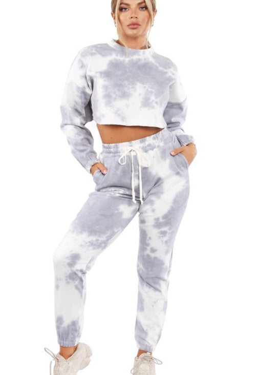 Crop tie dye set
